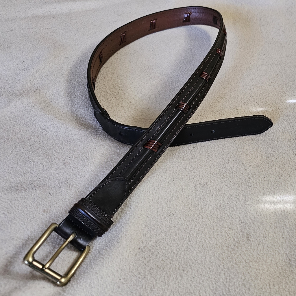 Genuine Brown Leather Belt